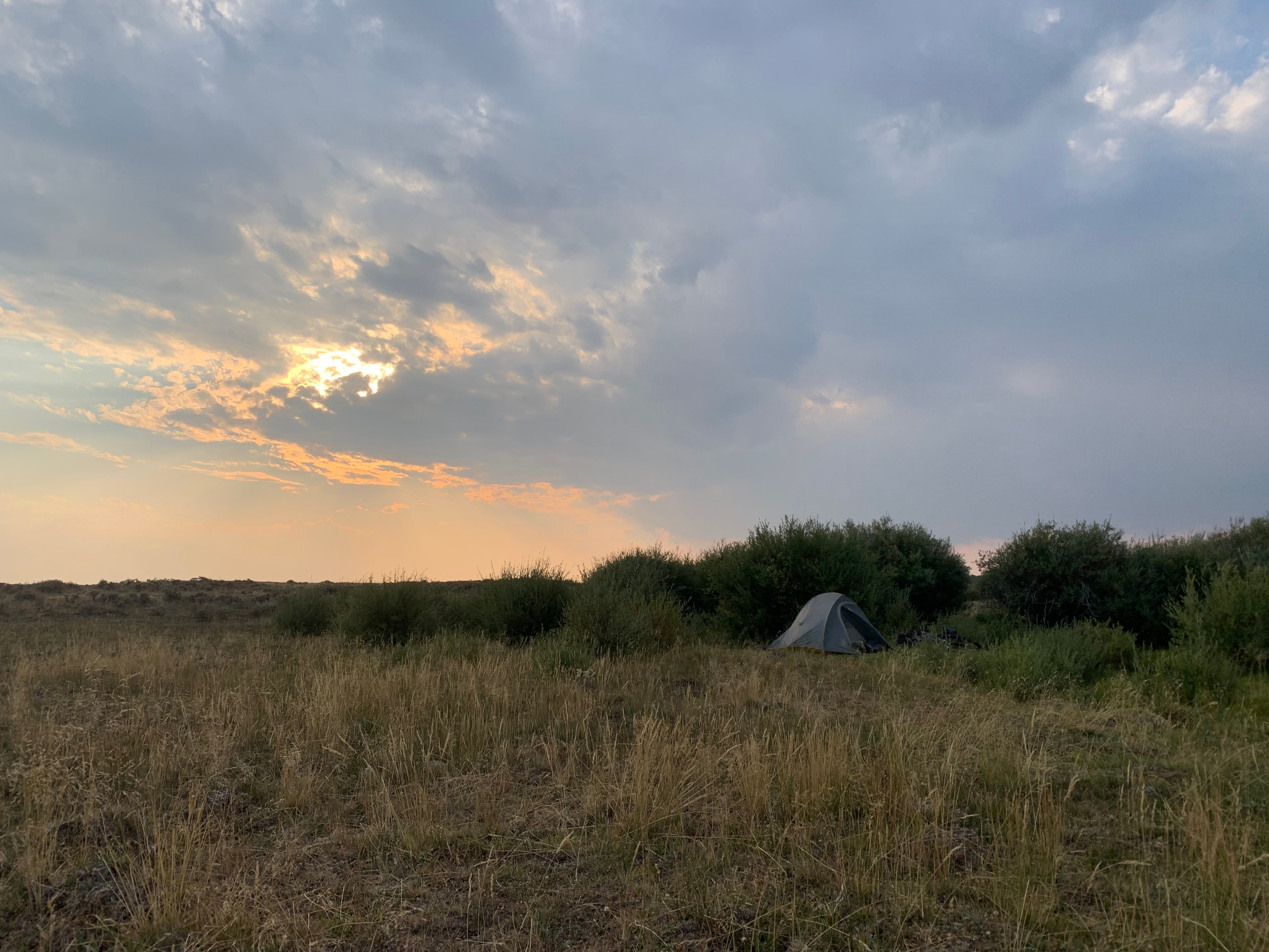 Cowboy campsite - Great Divide Trail 